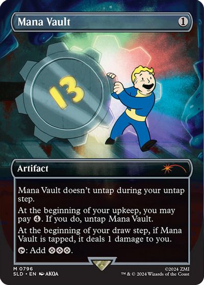 Mana Vault (Rainbow Foil) card art