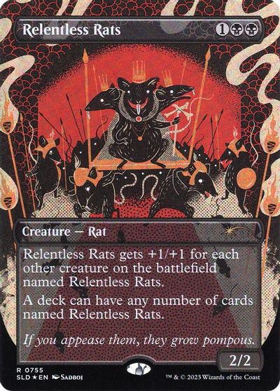 Relentless Rats (755) card art