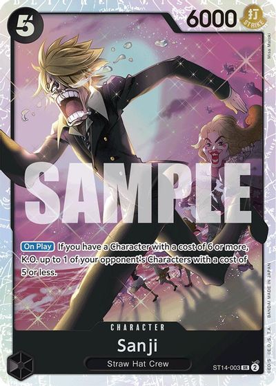 Sanji card art