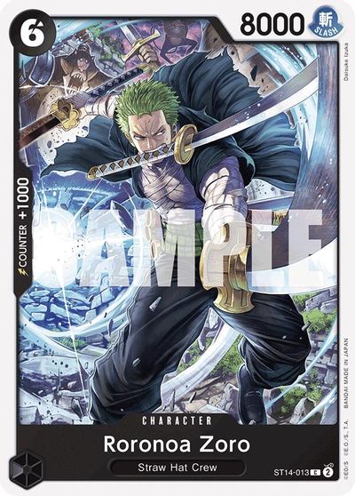 Roronoa Zoro card art