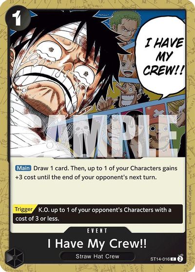I Have My Crew!! card art