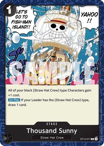 Thousand Sunny card art