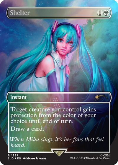 Shelter (Rainbow Foil) card art