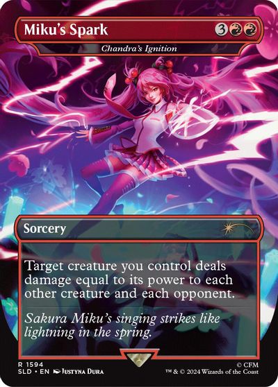 Miku's Spark - Chandra's Ignition card art
