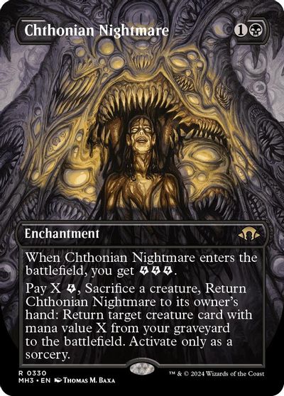 Chthonian Nightmare (Borderless) card art