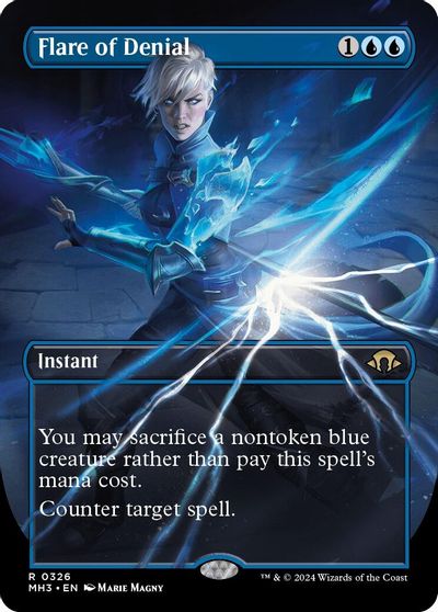 Flare of Denial (Borderless) card art