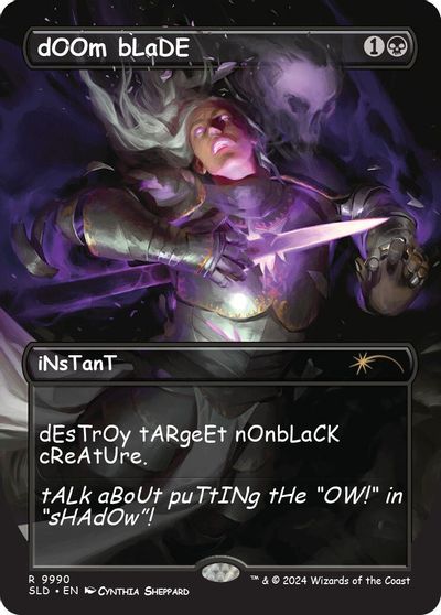 dOOm bLaDE card art