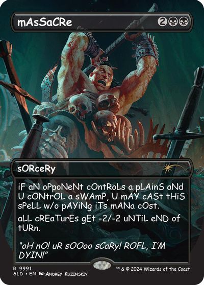 mAsSaCRe card art