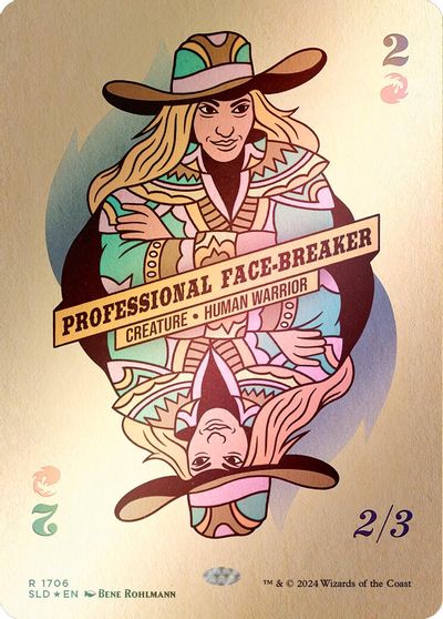 Professional Face-Breaker (Rainbow Foil) card art
