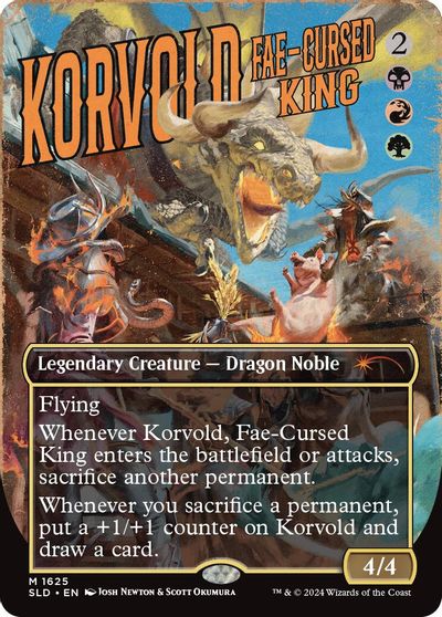 Korvold, Fae-Cursed King card art