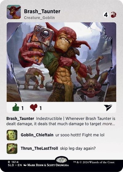 Brash Taunter card art