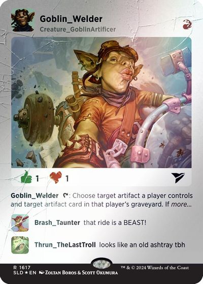 Goblin Welder (Rainbow Foil) card art