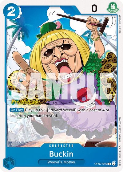 Buckin card art