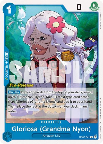 Gloriosa (Grandma Nyon) card art