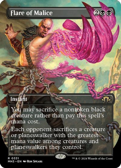 Flare of Malice (Borderless) card art