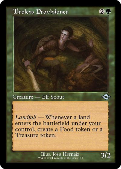 Tireless Provisioner (Retro Frame) card art