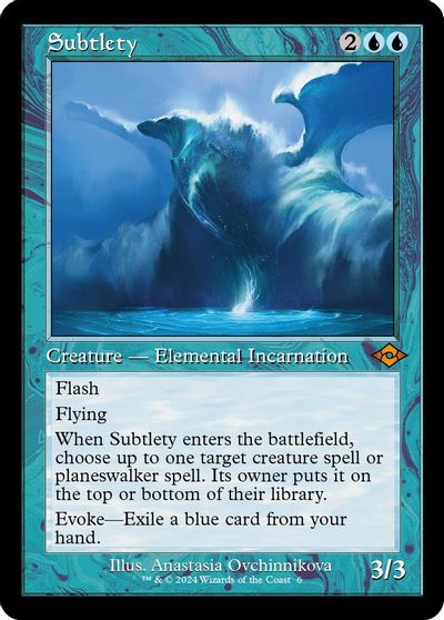 Subtlety (Retro Frame) card art