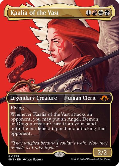 Kaalia of the Vast (0375) (Borderless) card art