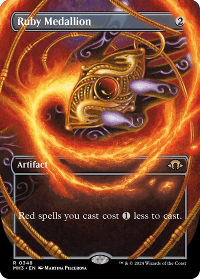 Ruby Medallion (Borderless) card art