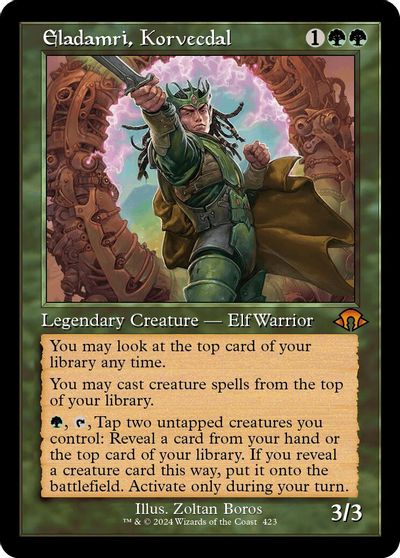 Eladamri, Korvecdal (Retro Frame) card art