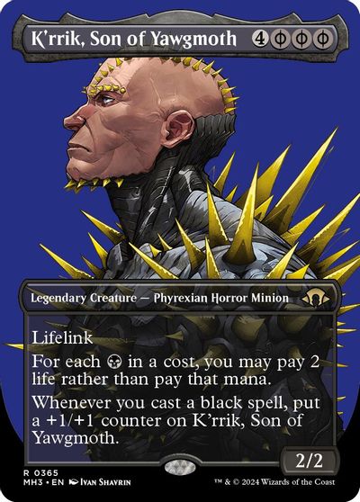 K'rrik, Son of Yawgmoth (Borderless) card art