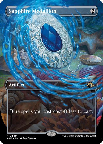 Sapphire Medallion (Borderless) card art