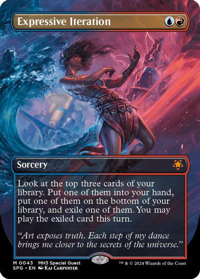 Expressive Iteration (Borderless) card art