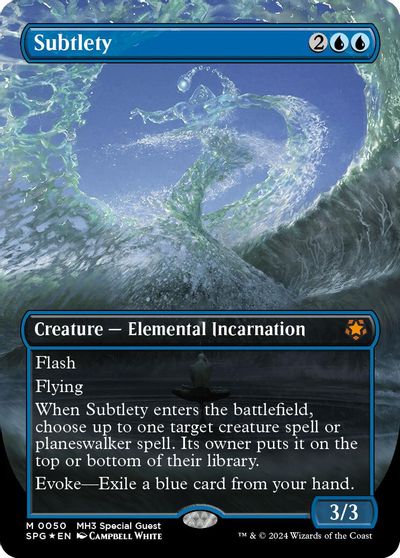 Subtlety (Borderless) (Textured Foil) card art