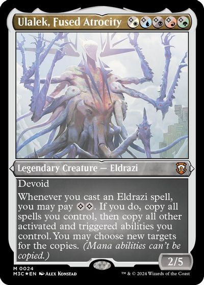 Ulalek, Fused Atrocity (Foil Etched) card art