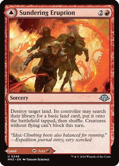 Sundering Eruption card art