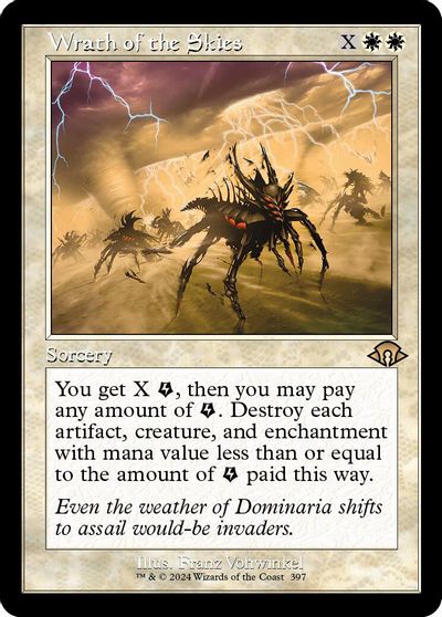 Wrath of the Skies (Retro Frame) card art