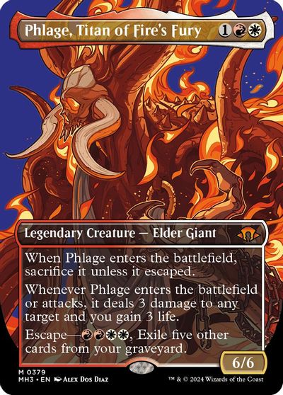 Phlage, Titan of Fire's Fury (Borderless) card art