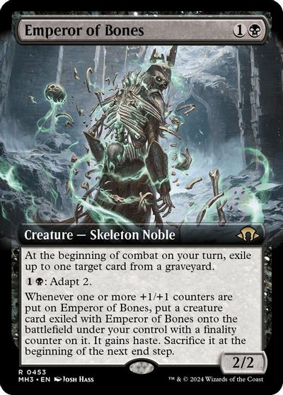 Emperor of Bones (Extended Art) card art