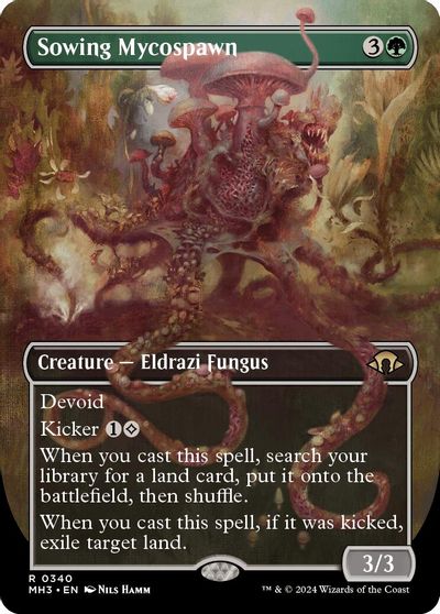 Sowing Mycospawn (Borderless) card art