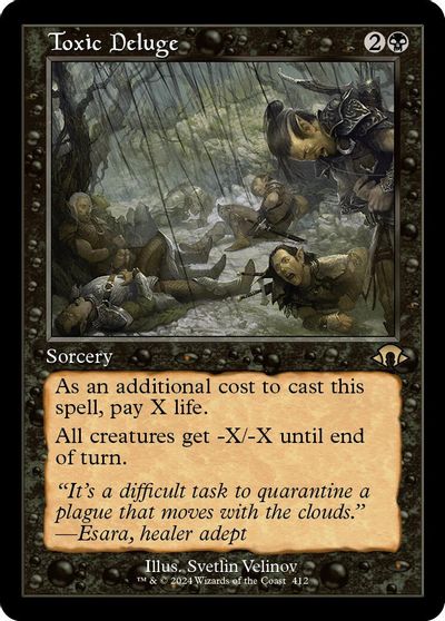 Toxic Deluge (Retro Frame) card art