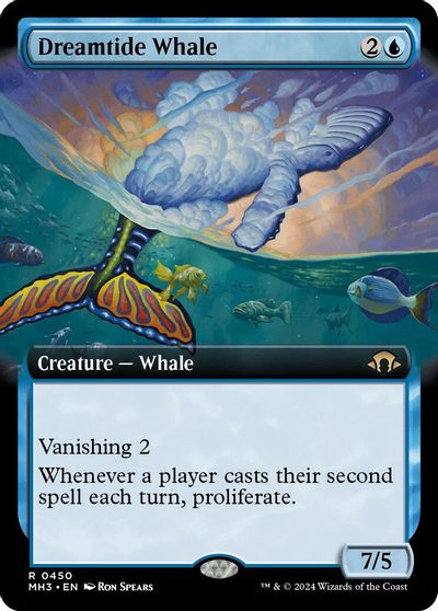 Dreamtide Whale (Extended Art) card art