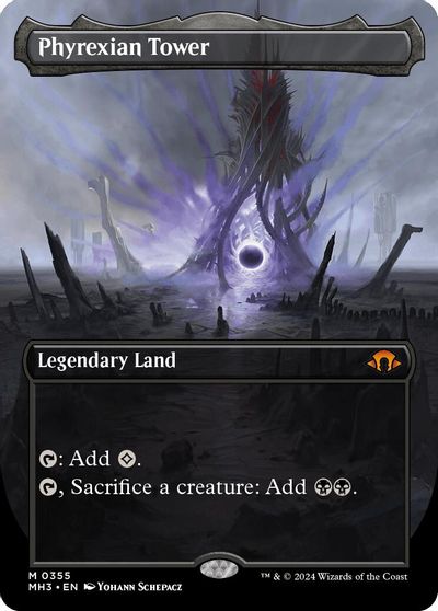 Phyrexian Tower (Borderless) card art