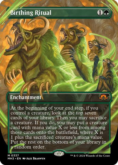 Birthing Ritual (Borderless) card art