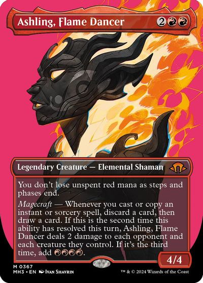 Ashling, Flame Dancer (Borderless) card art