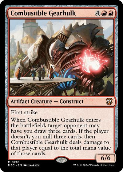 Combustible Gearhulk card art
