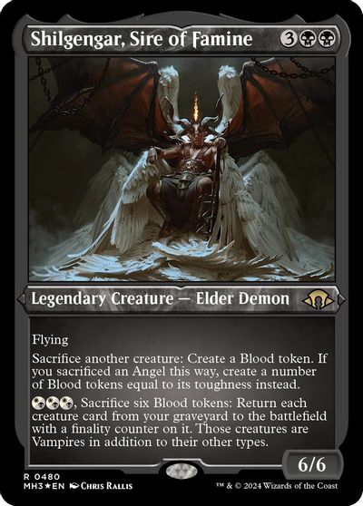 Shilgengar, Sire of Famine (Foil Etched) card art
