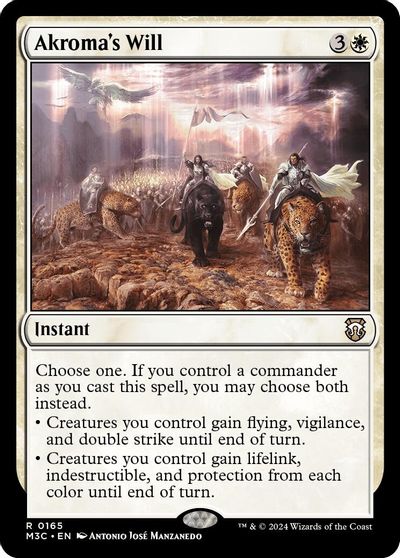 Akroma's Will (Ripple Foil) card art