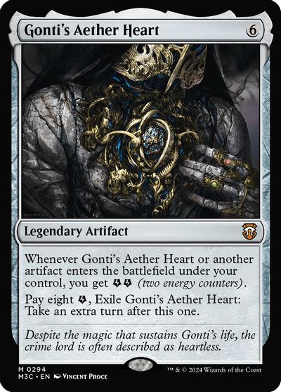 Gonti's Aether Heart (Ripple Foil) card art