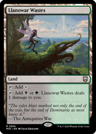 Llanowar Wastes card art