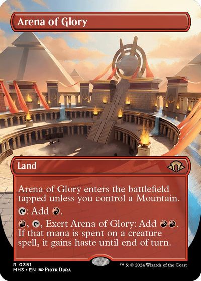 Arena of Glory (Borderless) card art