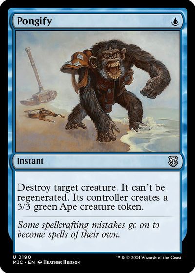 Pongify card art