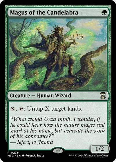 Magus of the Candelabra (Ripple Foil) card art