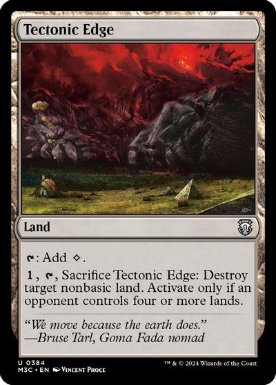 Tectonic Edge (Ripple Foil) card art