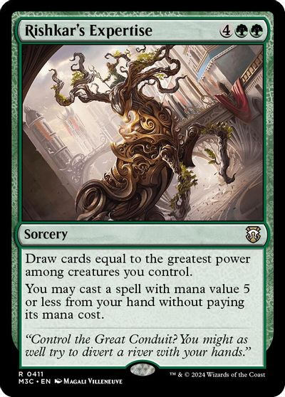 Rishkar's Expertise (Ripple Foil) card art
