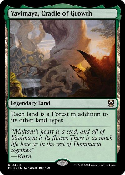 Yavimaya, Cradle of Growth (Ripple Foil) card art